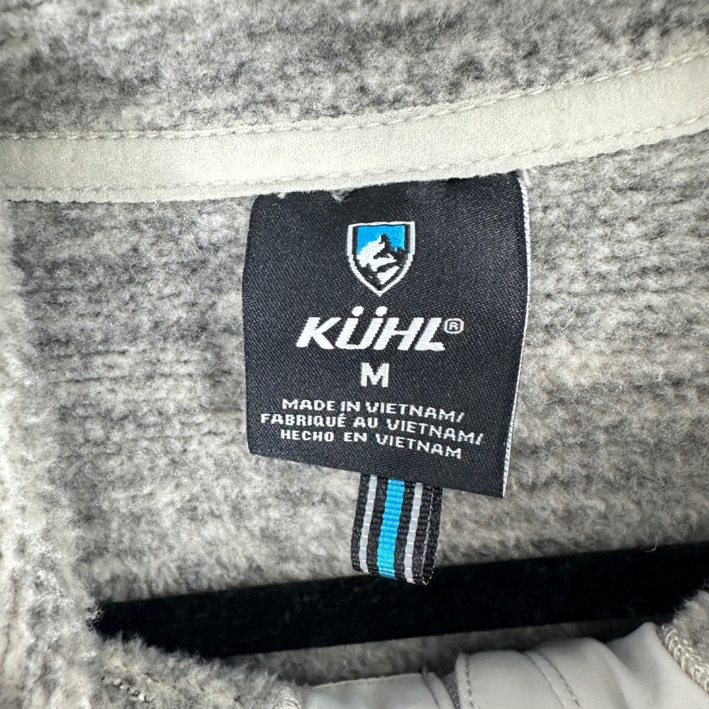 KUHL Ascendyr Hoodie Womens Medium Gray Full Zip Long‎ Sleeve Style #4376 - Picture 5 of 9